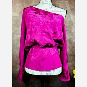 Silvia Tcherassi Sirmione Blouse Mulberry Floral XS
